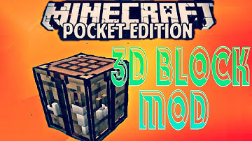 MCPE [0.12.1] build 11 Tile Tesalator Mod / 3D Mod