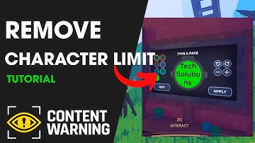 Content Warning - Remove Face Characters Limit (Tutorial)