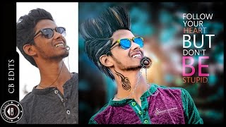 Awesome CB editing | How to edit like CB edits | Photoshop CC Tutorial |  High color contrast screenshot 4