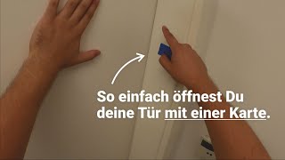 Tür mit Karte öffnen: So öffnest du deine Tür einfach selbst! ➡ www.flexacard.de