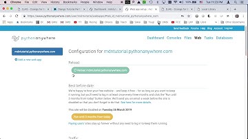 MDN Home Page Tutorial Walkthrough on PythonAnywhere