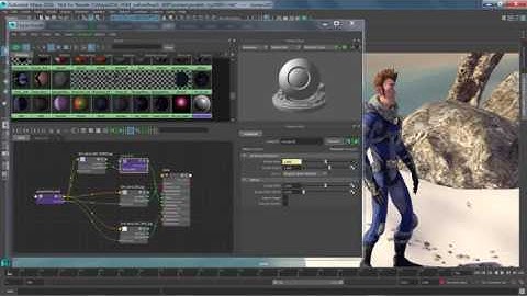 Autodesk Maya - enhanced look development workflow video