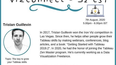 VizConnect THE KEY TO GROW YOUR TABLEAU SKILLS
