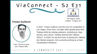 VizConnect THE KEY TO GROW YOUR TABLEAU SKILLS