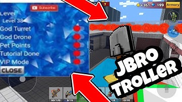 Pixel Gun 3D| EnderDroidX and Fans VS JBRO MOD MENU HACKER [ 15.2.3] *HOLY SHIT*