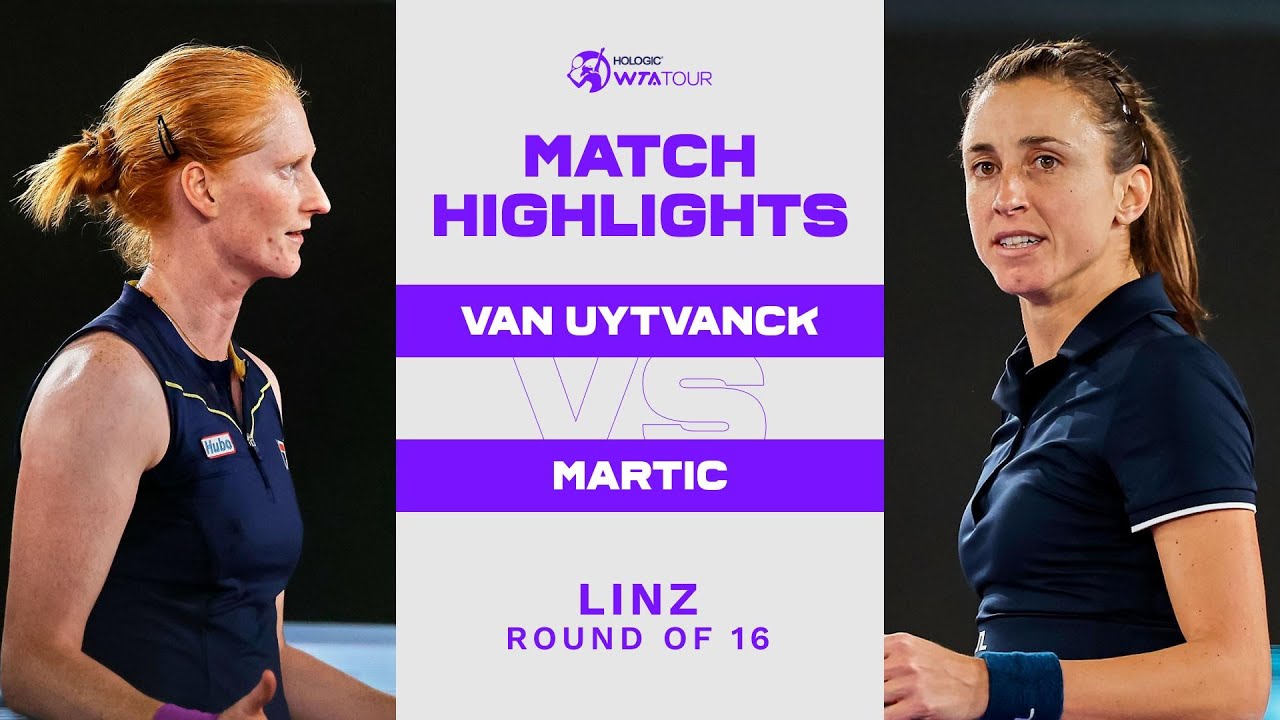 Alison Van Uytvanck vs. Petra Martic | 2023 Linz Round of 16 | WTA Match Highlights