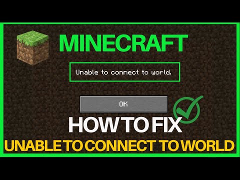 Minecraft unable to connect to world multiplayer