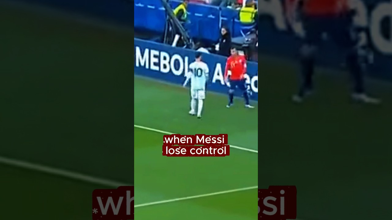 Messi red card 🫣 #shortvideo