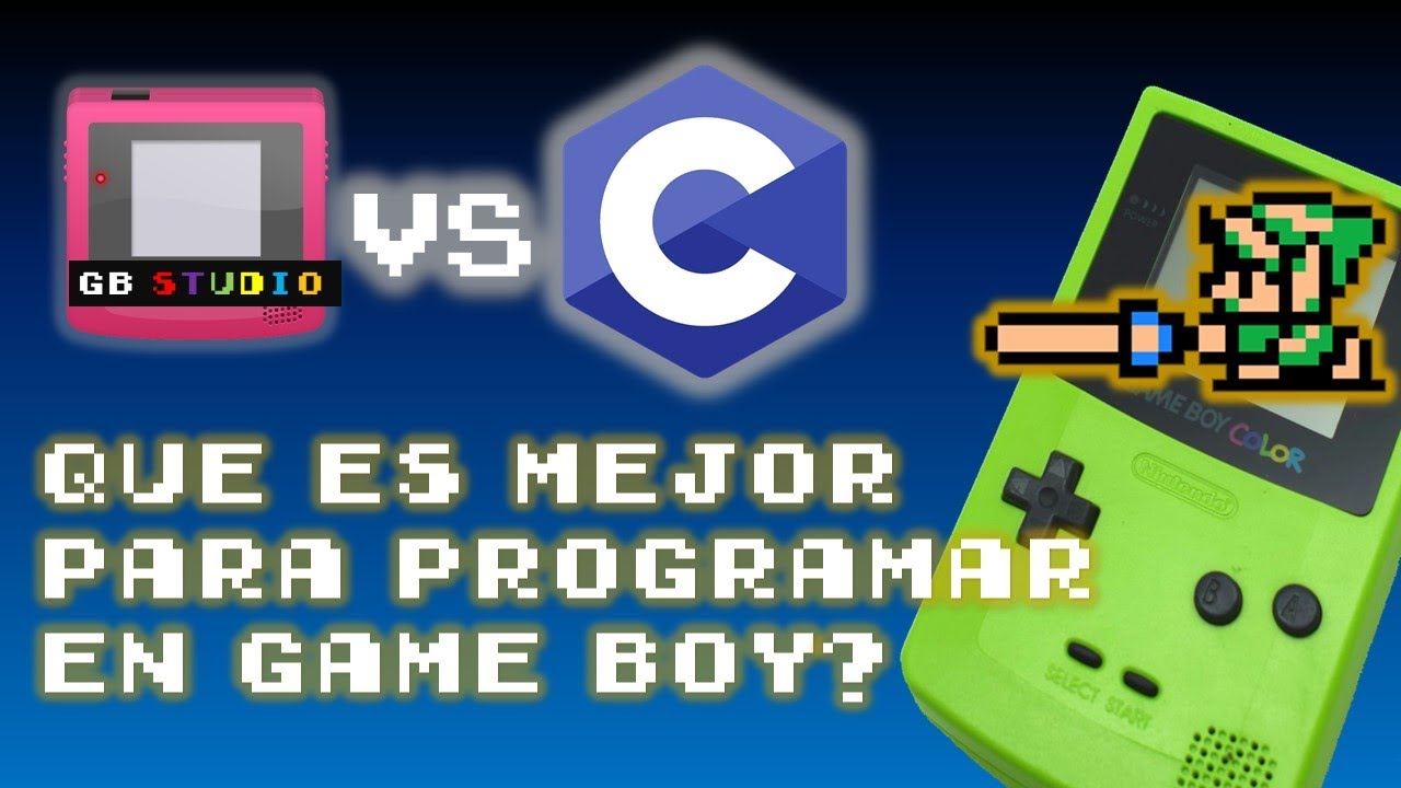 Mini Comparación GB Studio Vs Lenguaje C para desarrollar en Game Boy ...