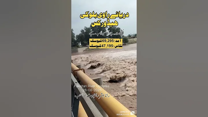 Ravi River Flood Update | Low Flood at Balloki Headworks | Rising Water at Jassar