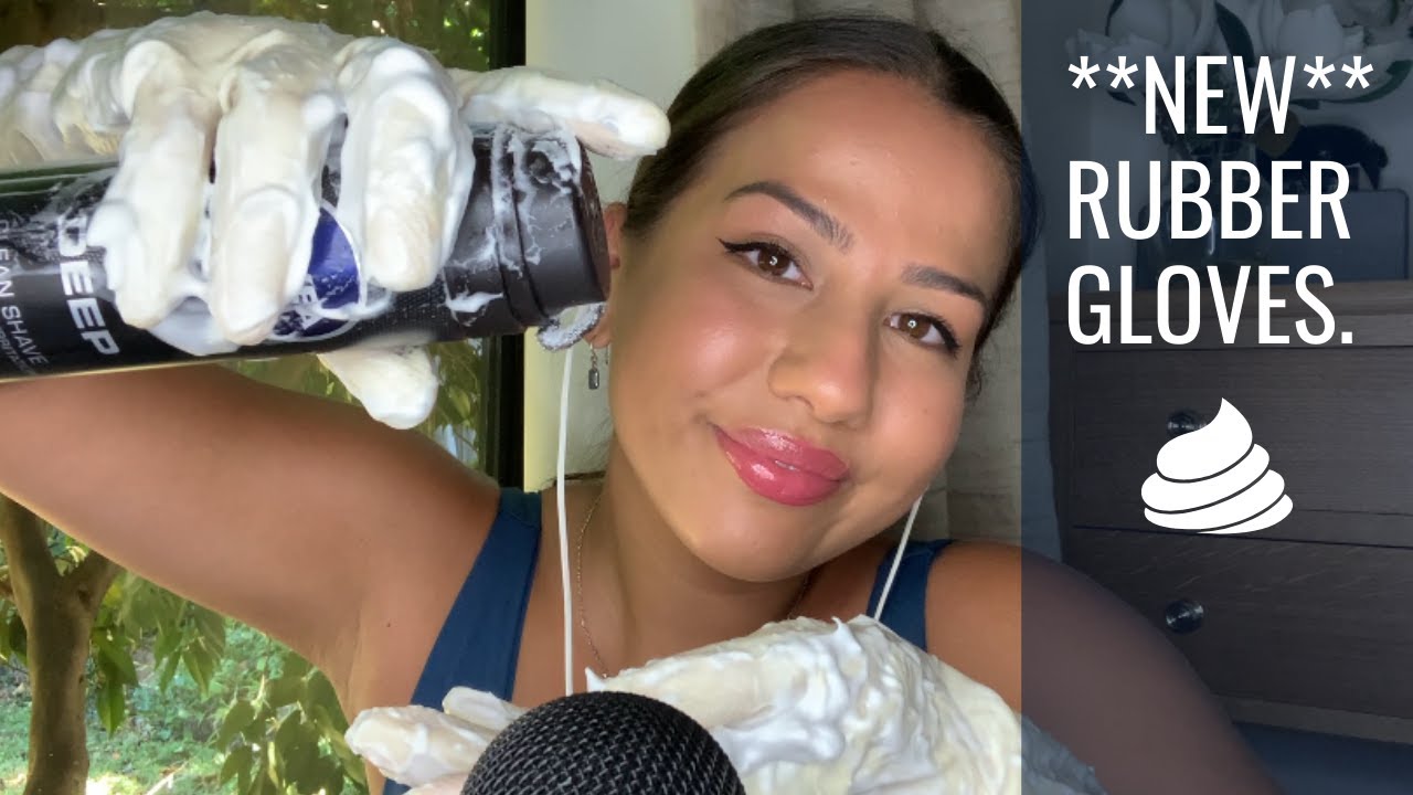 ASMR Rubber Gloves & Shaving Cream - Intense Foam Sounds with Personal Attention & Gentle Whisper
