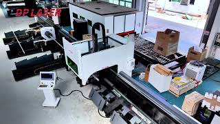 DPE-L9090 Side-mounted three-chuck laser tube cutting machine