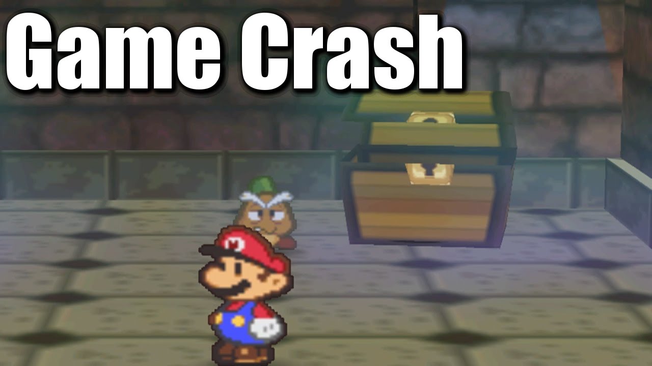 Opening a Treasure Chest Crashes Paper Mario YouTube