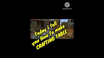 HOW TO MAKE CRAFTING TABLE IN MINECRAFT. #short #shorts #minecraft #trending #trendingshorts