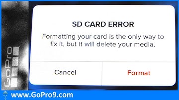 GoPro Hero 8 SD CARD ERROR - GoPro