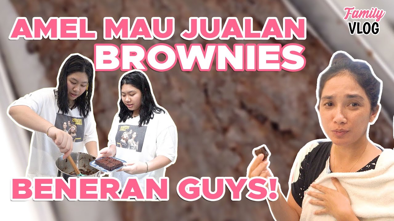 AMEL PRAKTEK BIKIN BROWNIES, USSY KAGET SAMA RASANYA🙈