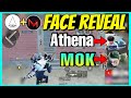 Athena & MOK Face Reveal Together | We met God Level Hackers | PUBG MOBILE