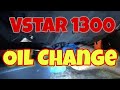 How to change the Oil in a Vstar 1300 | Vlog#282