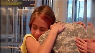 Soldiers Coming Home #50 Daddy Surprises Daughter at school after deployment