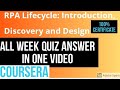 Master the RPA Lifecycle: Discovery & Design Quiz Answers for 2020 🤖