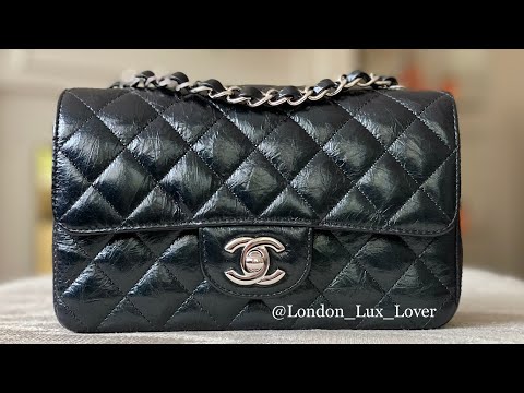 CHANEL Caviar Quilted Mini Rectangular Flap Black 150502