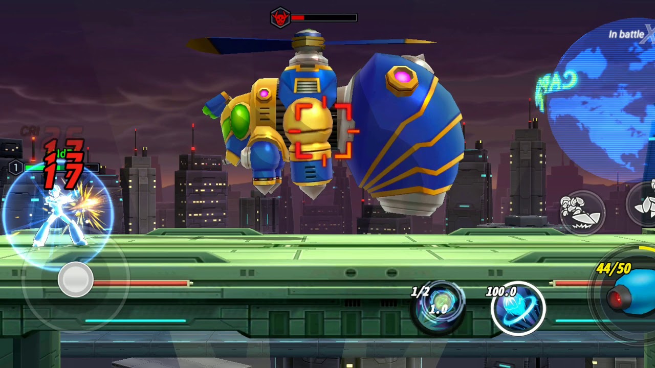 Megaman X Dive / Rockman X Dive - Tutorial stage