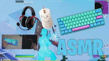 ASMR Keyboard & Chill Lofi SMOOTH 240 fps - Fortnite (Ducky Frozen Llama Mecha Mini) #asmr #lofi