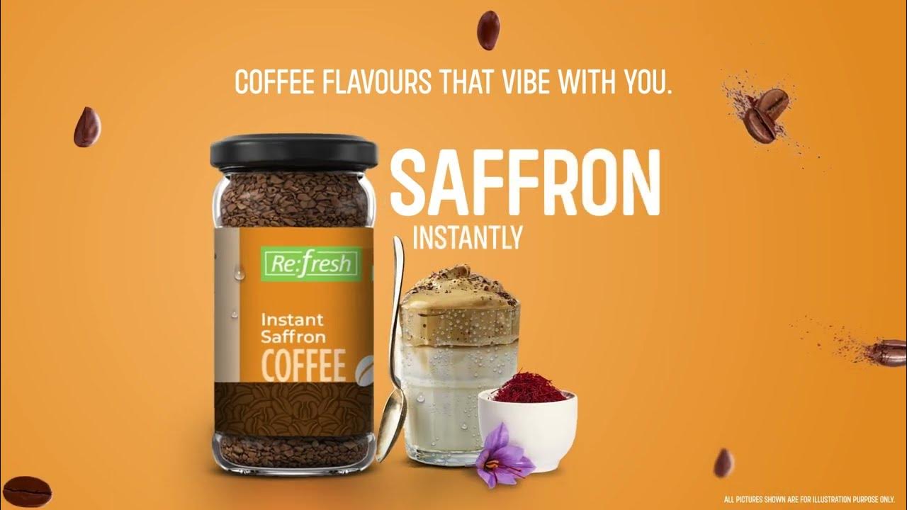 Refresh instant saffron coffee mix A great way to spice up morning. 