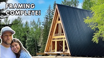 850sqft A Frame Cabin Build | Framing Complete (Part 2)