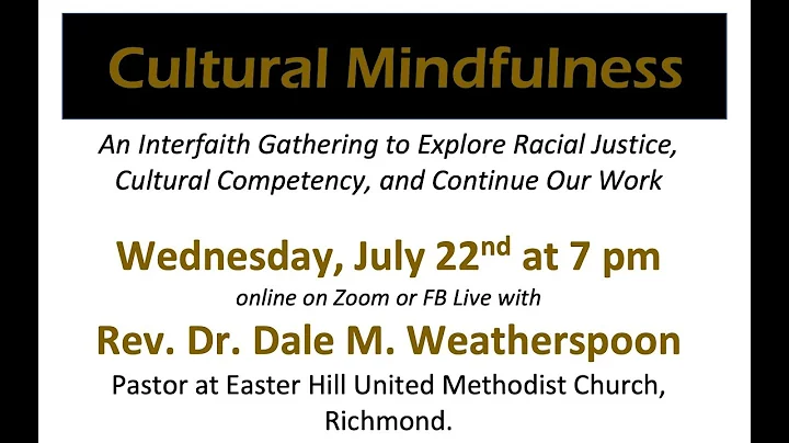 Cultural Mindfulness with Rev. Dr. Dale Weatherspo...