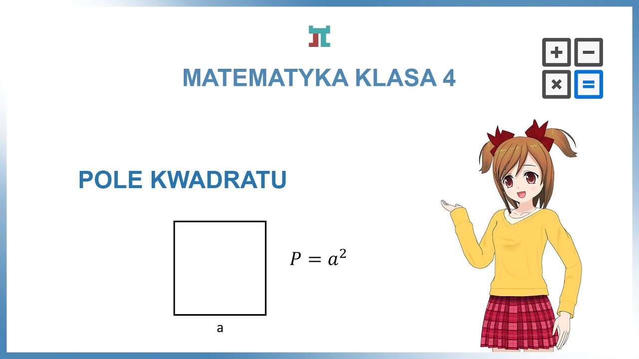 Zamaluj Odpowiednią Część Każdego Kwadratu Matematyka klasa 4 - Pole kwadratu - YouTube