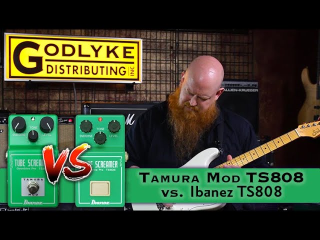 The Tamura Mod Ibanez TS808 vs a Stock Ibanez TS808 - YouTube