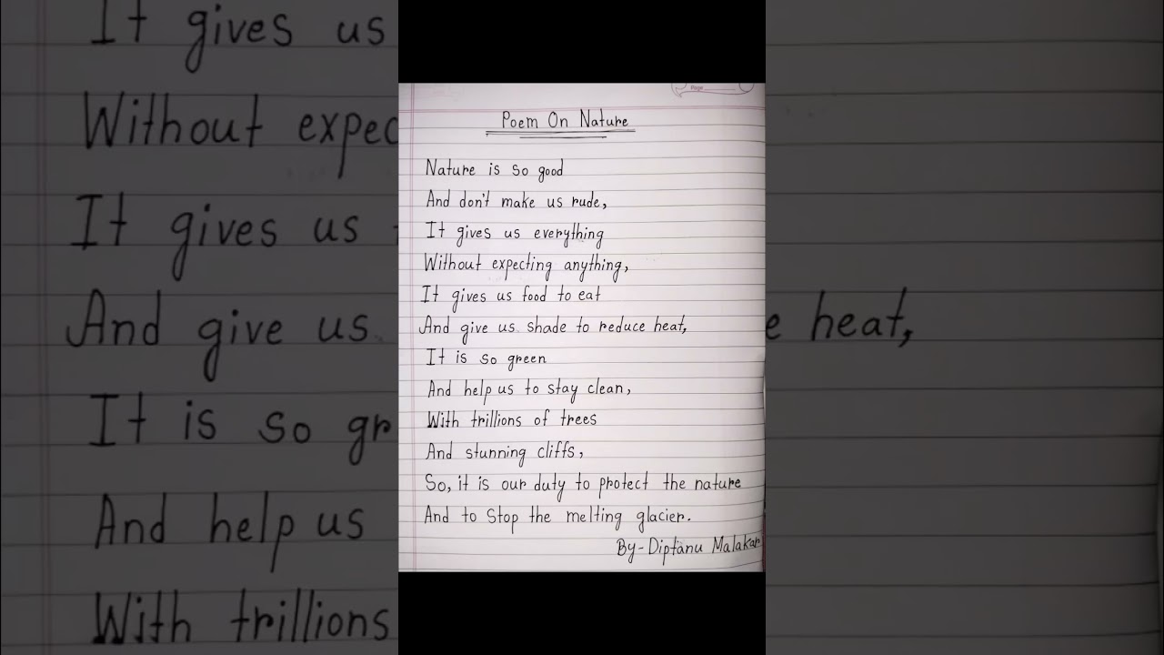 Poem On Nature