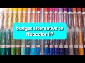 Budget water-soluble wax crayon a cheap alternative to Neocolor ii?