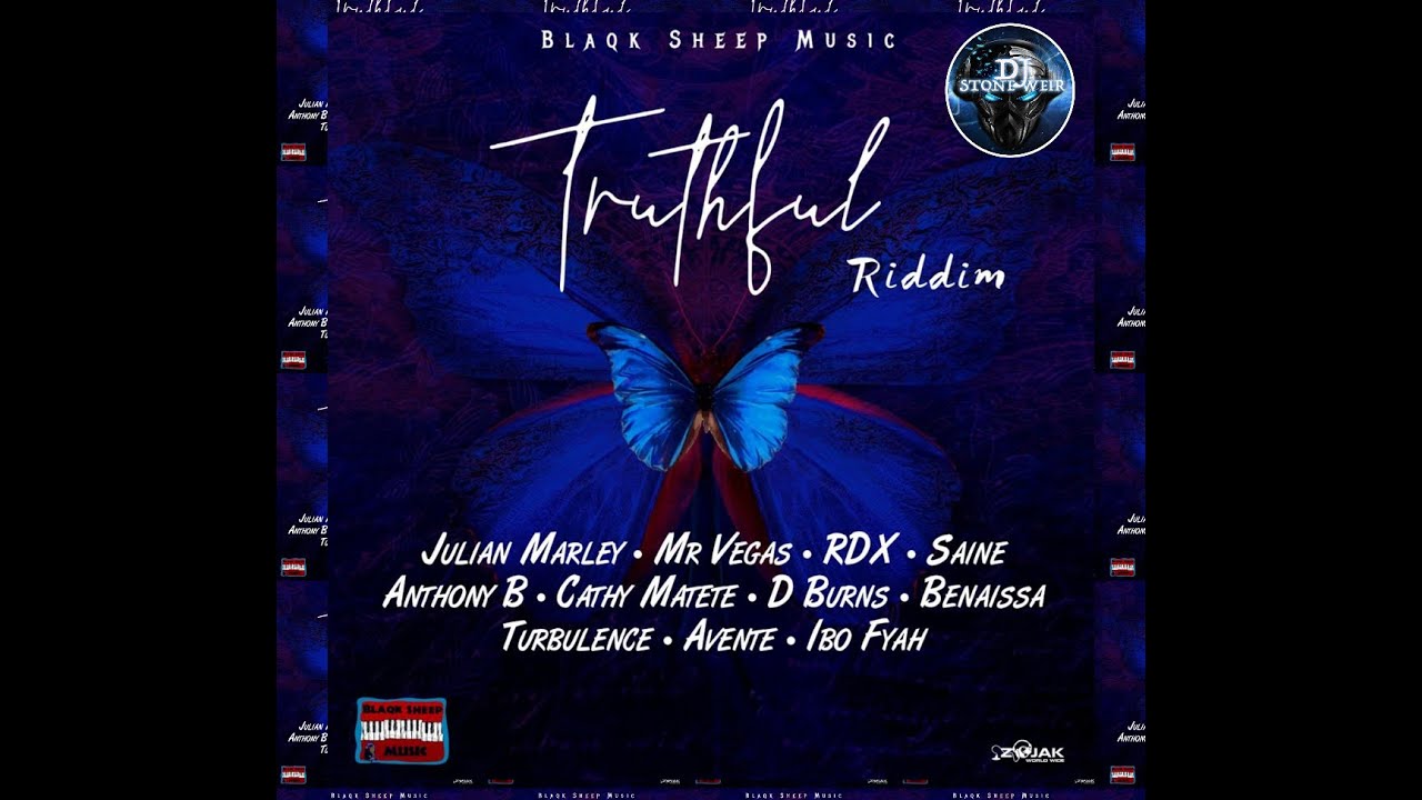 Truthful Riddim (Mix-Oct 2020) Blaqk Sheep Music / Anthony B, Julian Marley. Mr. Vegas, RDX .