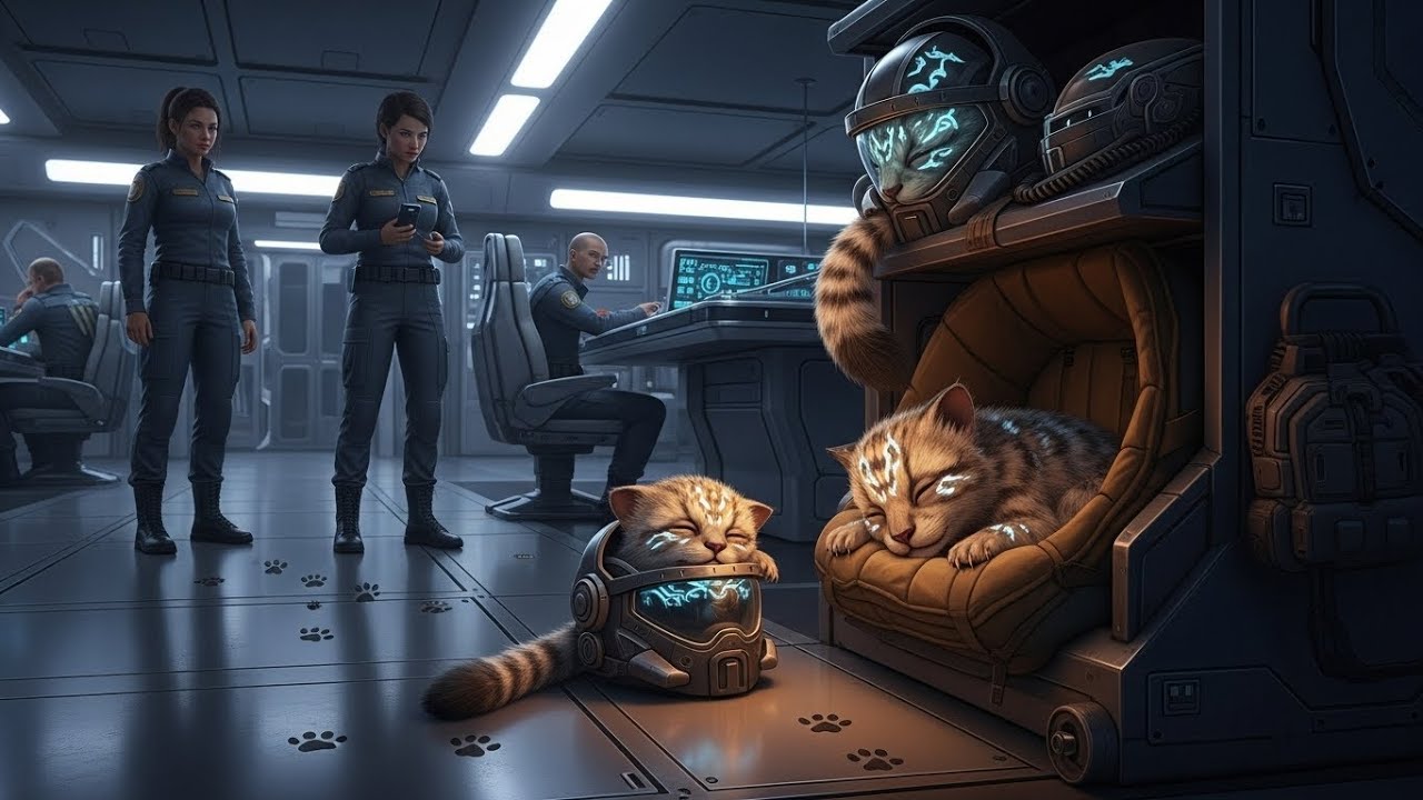 Patrol Tracked Tiny Prints to the Bridge — Cubs Were Sleeping Inside the Human’s Helmet Rack
