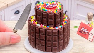 The Pinkest Miniature Kitkat Chocolates Mini Chocolate Cake Recipe By Sweet Miniature Cakes