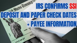 Stimulus checks update// irs confirms payment dates for those on
social security, ssdi, and ssi. also we'll discuss representative
payeesrobinhood (free ...