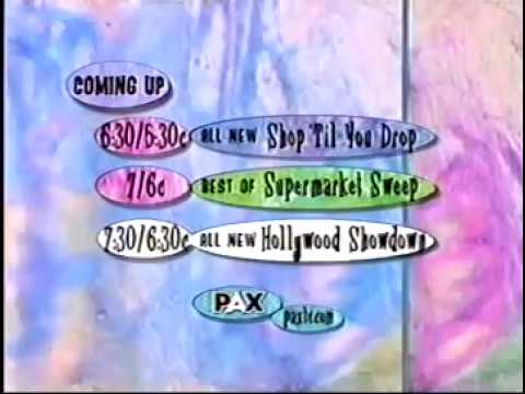 shop til you drop game show episodes PAX game show lineup bumper, 2000