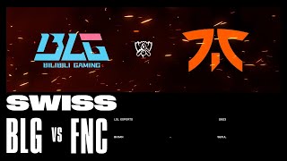 BLG vs. FNC - Game 1 | Swiss Stage | 2023 Worlds | Bilibili Gaming vs Fnatic (2023)