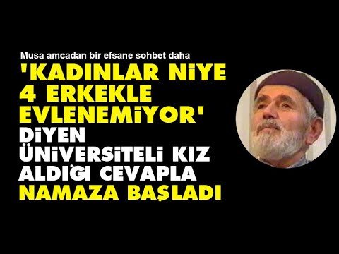 'Kadınlar niye 4 erkekle evlenemiyor' diyen üniversiteli kız, aldığı cevapla namaza başladı