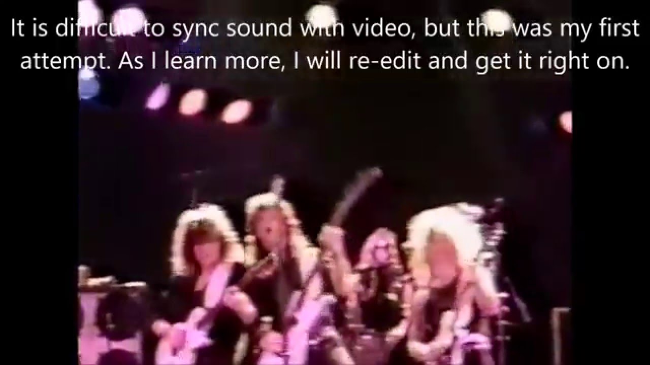 The band Soldier, with Hiwatts ( DR103 DR504 ), playing "Stereo" at the