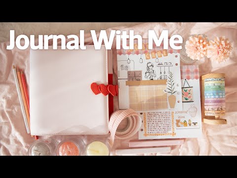 sub)정사각 다이어리 꾸미기 홈카페 테마☕🍰 Journal With Me Home Café Theme