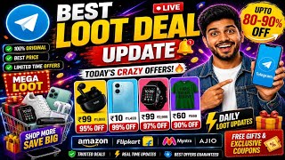 Amazon Flipkart Hidden Deals Today ⚡ 80% to 90% Discount Loot Offers