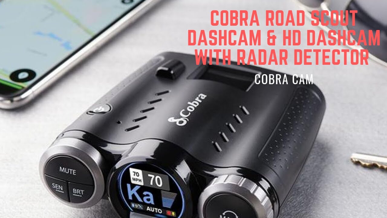 Cobra Road Scout DashCam & HD DashCam With Radar Detector ...