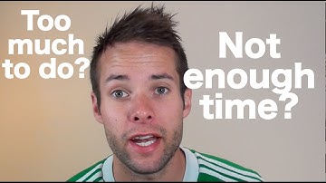 Time management skills tips and training | How to manage your time effectively