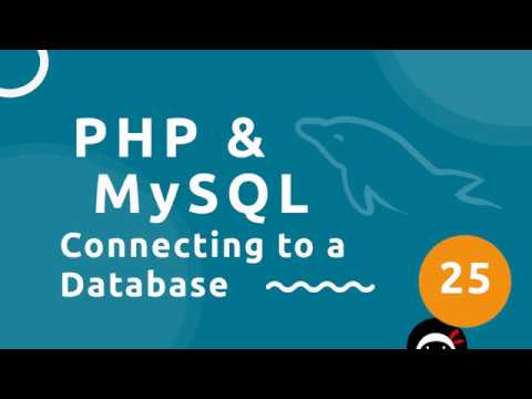 PHP Tutorial (& MySQL) #25 - Connecting to a Database