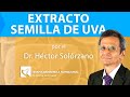 EXTRACTO De SEMILLA DE UVA: CUIDADOS Y Beneficios Para COLESTEROL 🍇 | por el Dr. Héctor Solórzano