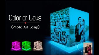 Color of Love -Photo Art Lamp - Personalized Valentine's Day Gift 2021 screenshot 4