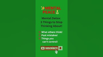 Mental Detox 3 Things  Stop Thinking About||Mind Pease #shorts #shortstories #ytshorts #ytshort